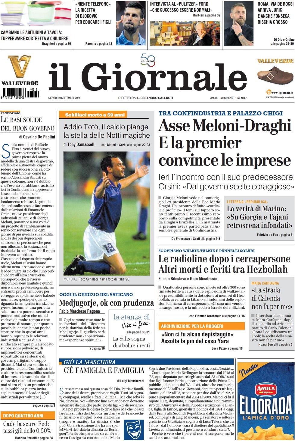 Prima-pagina-libero-edizione-di-oggi-19-09-2024