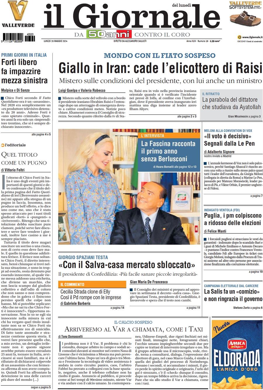 Prima-pagina-libero-edizione-di-oggi-20-05-2024