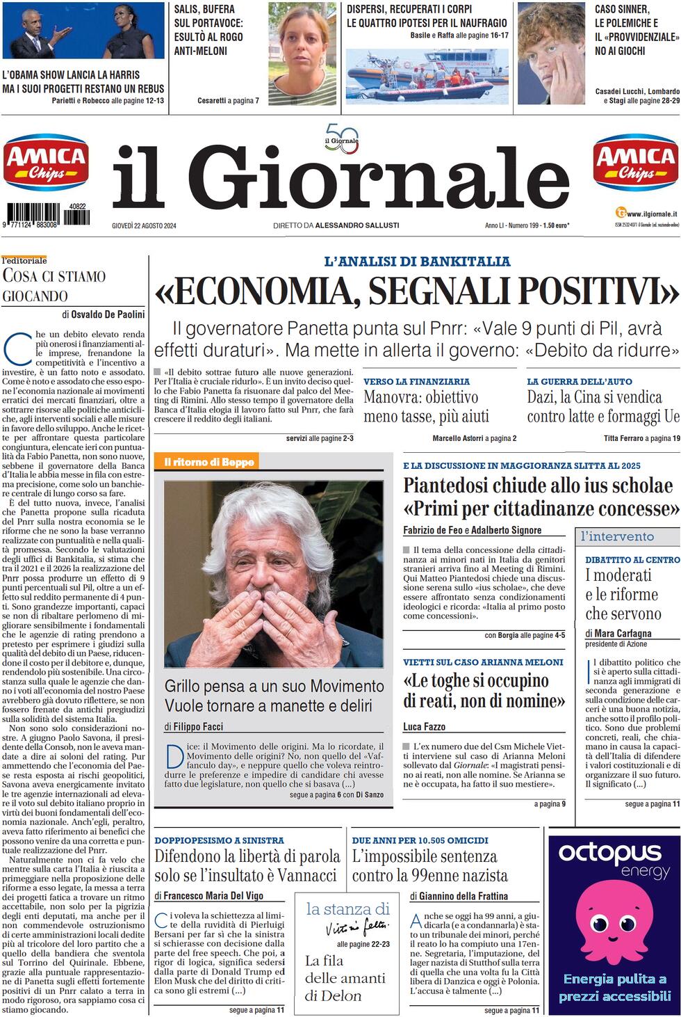 Prima-pagina-libero-edizione-di-oggi-22-08-2024