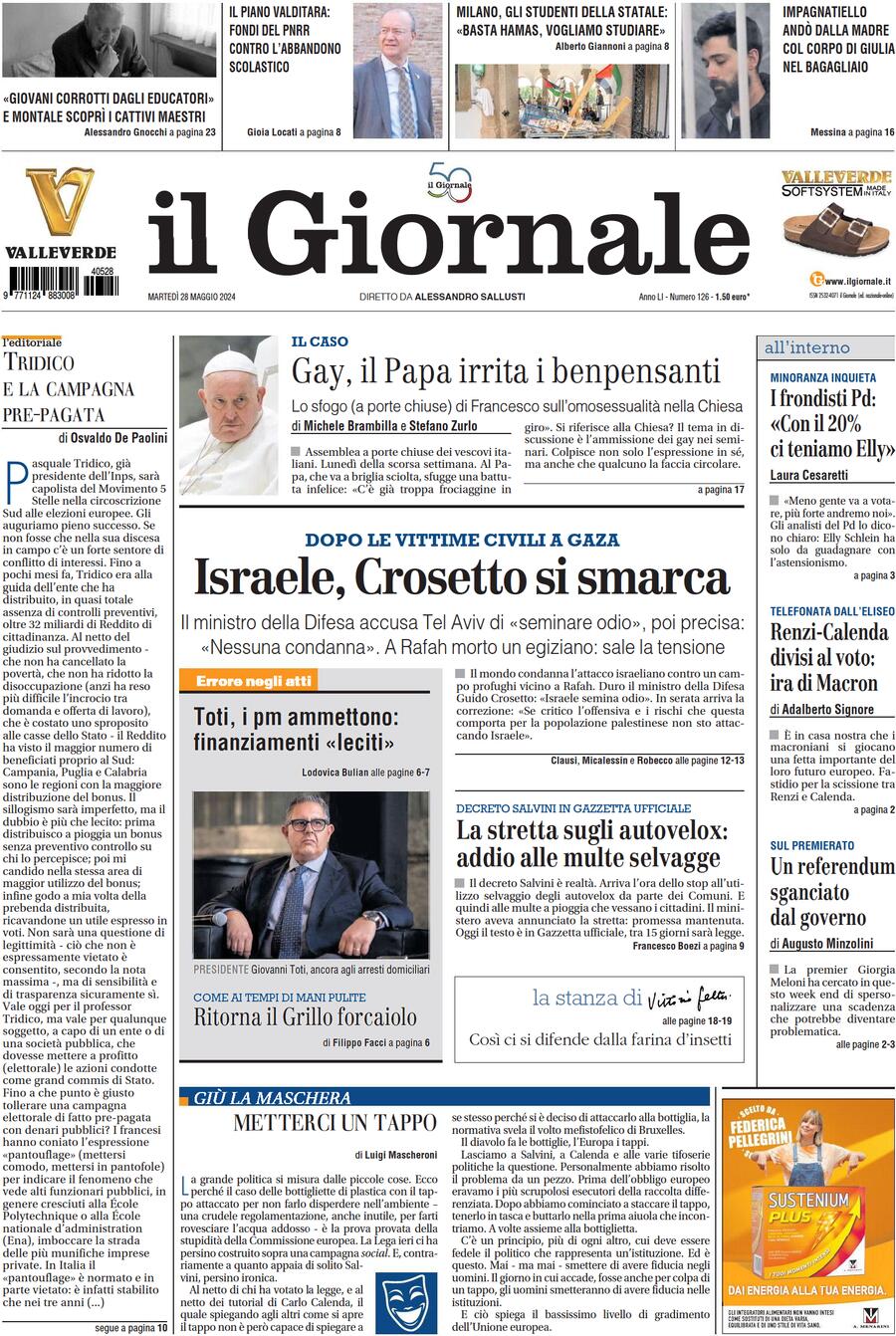 Prima-pagina-libero-edizione-di-oggi-28-05-2024