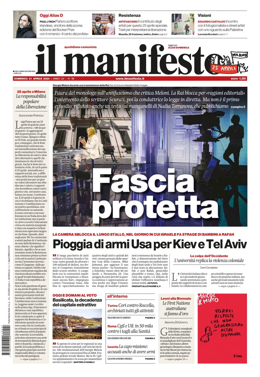 Prima-pagina-il-manifesto-edizione-del-20240421