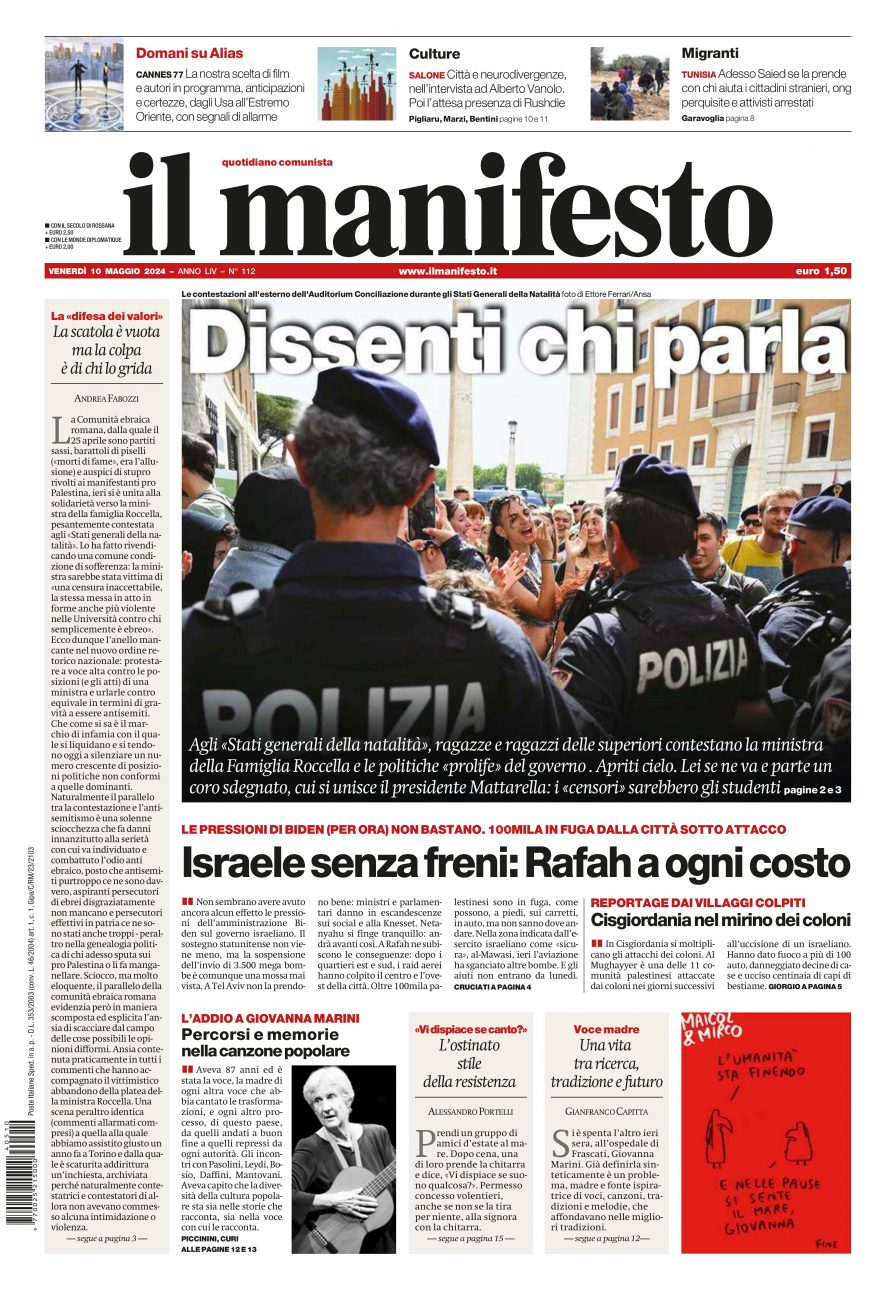 Prima-pagina-il-manifesto-edizione-del-20240510