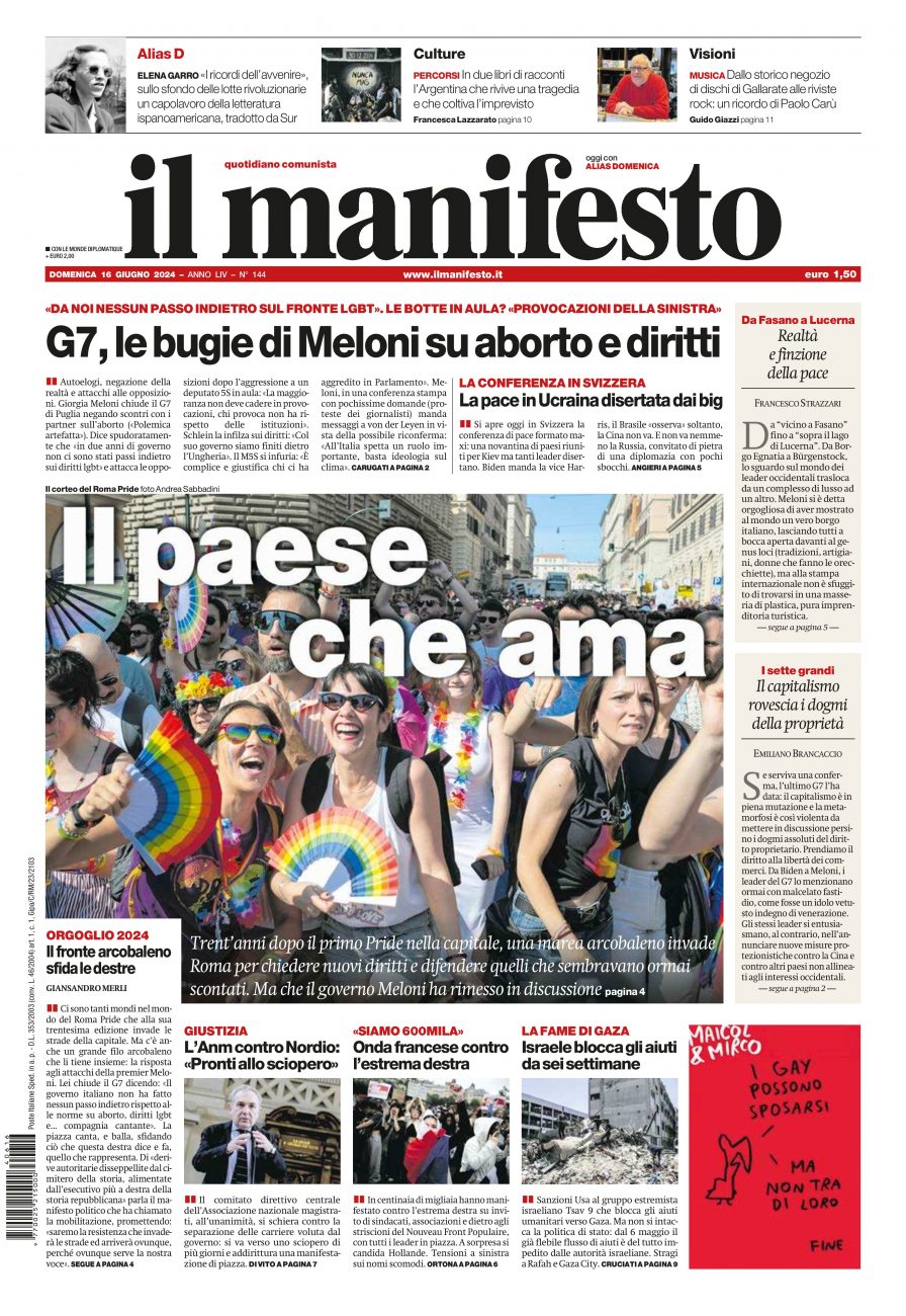 Prima-pagina-il-manifesto-edizione-del-20240616