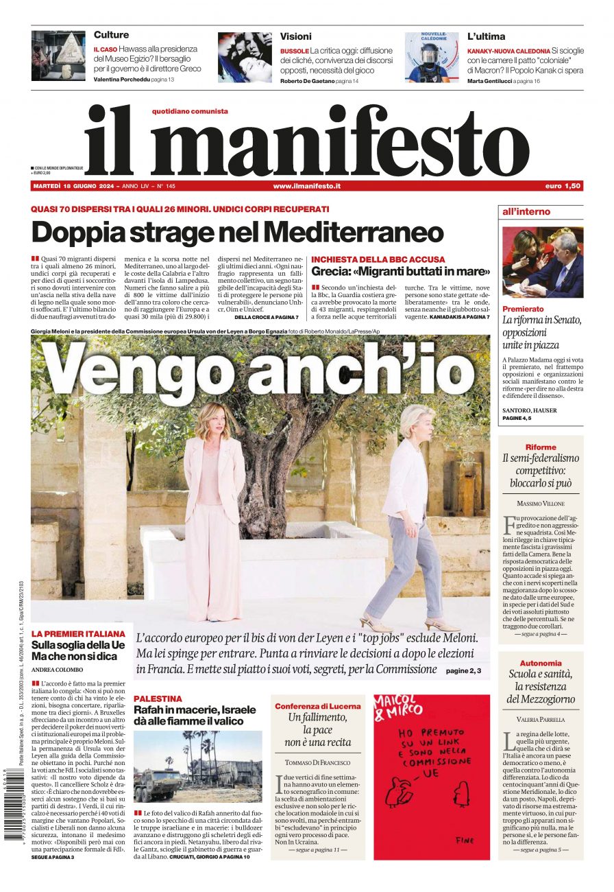 Prima-pagina-il-manifesto-edizione-del-20240618