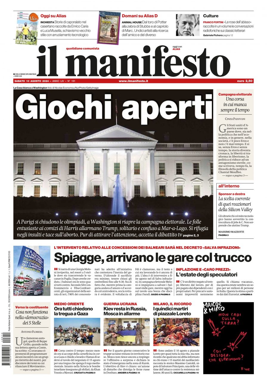 Prima-pagina-il-manifesto-edizione-del-20240810