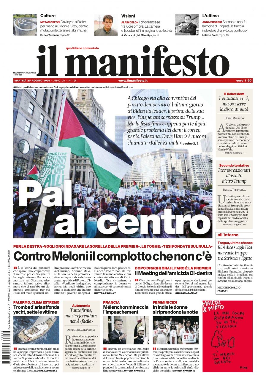 Prima-pagina-il-manifesto-edizione-del-20240820