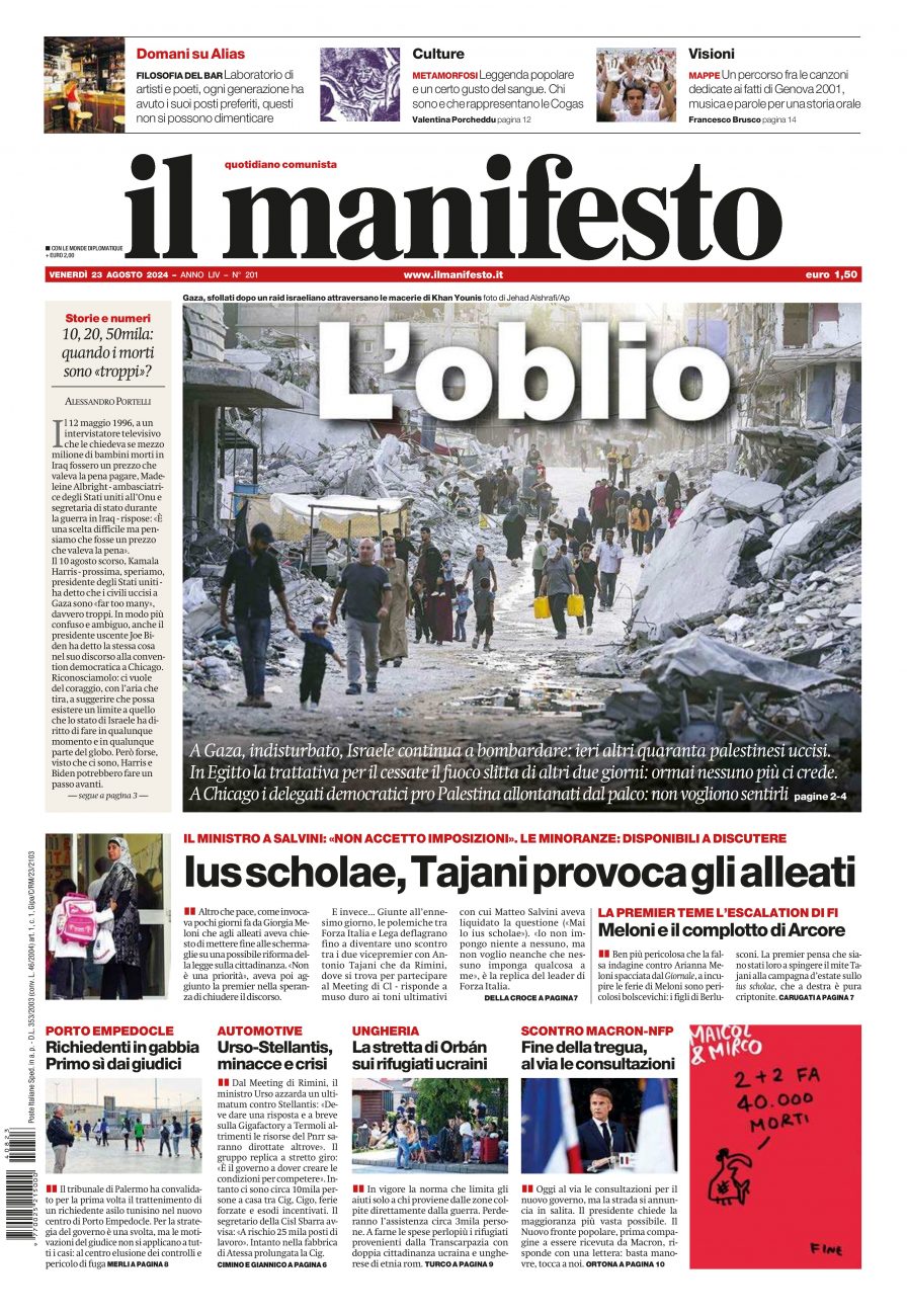 Prima-pagina-il-manifesto-edizione-del-20240823