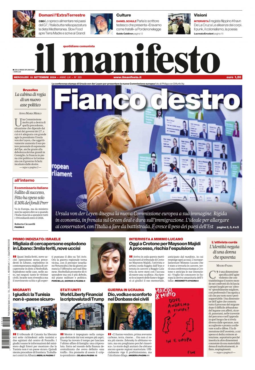 Prima-pagina-il-manifesto-edizione-del-20240918