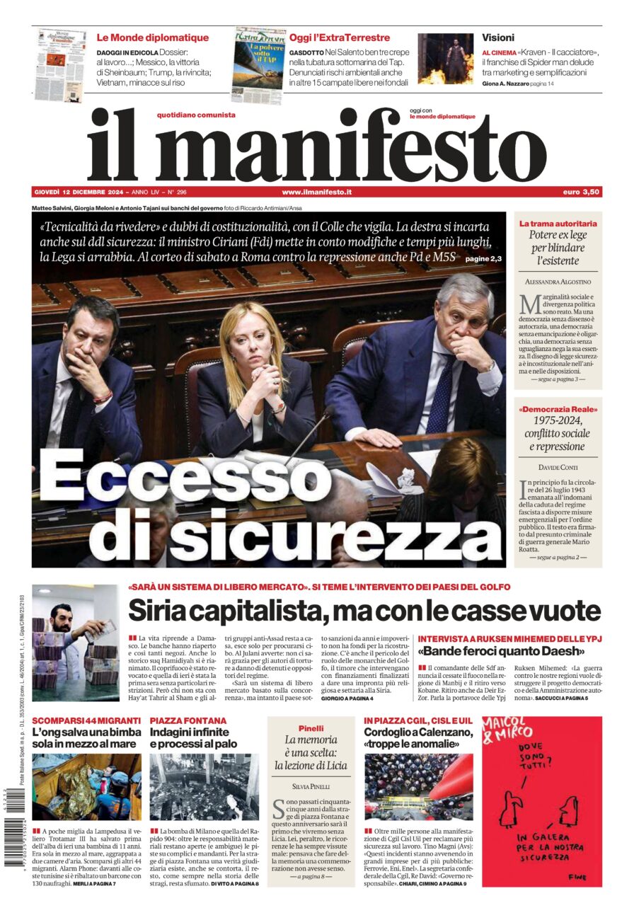 Prima-pagina-il-manifesto-edizione-del-20241212