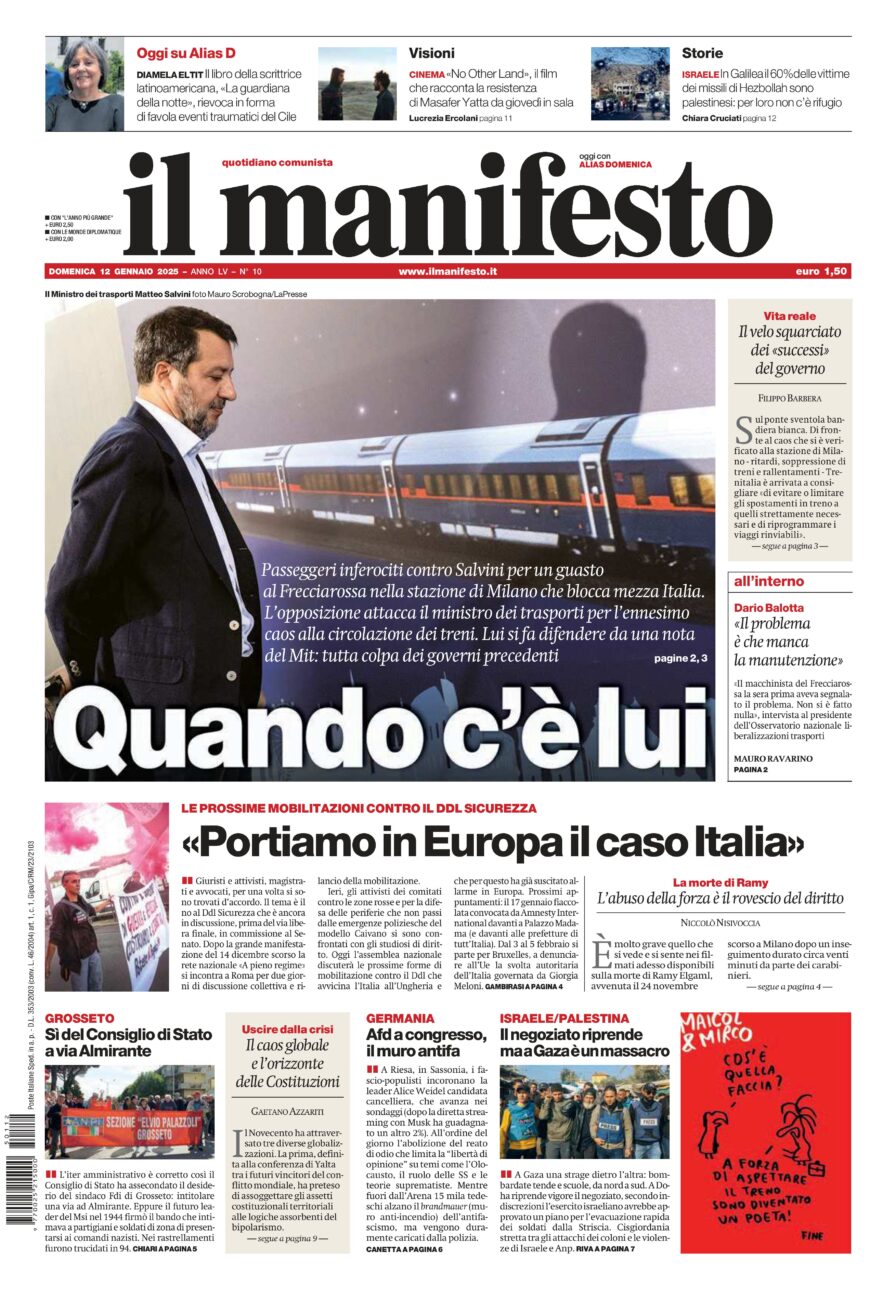 Prima-pagina-il-manifesto-edizione-del-20250112