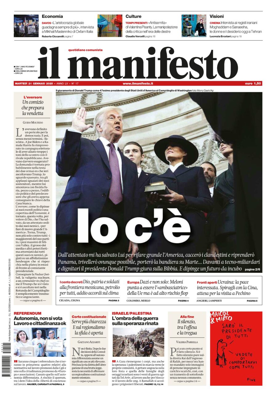 Prima-pagina-il-manifesto-edizione-del-20250121