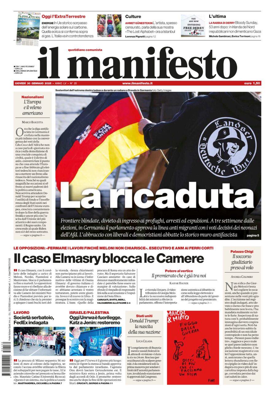 Prima-pagina-il-manifesto-edizione-del-20250130