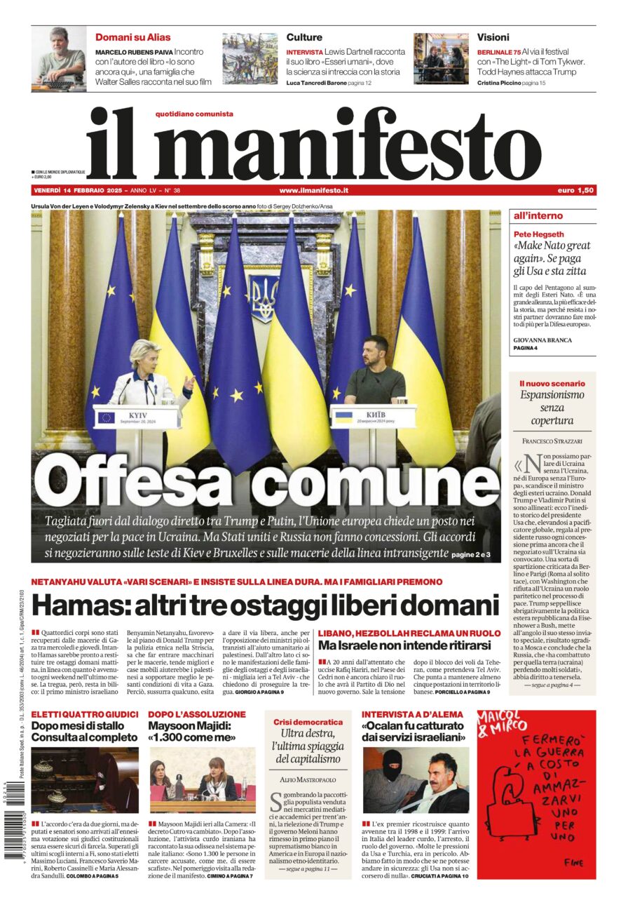 Prima-pagina-il-manifesto-edizione-del-20250214