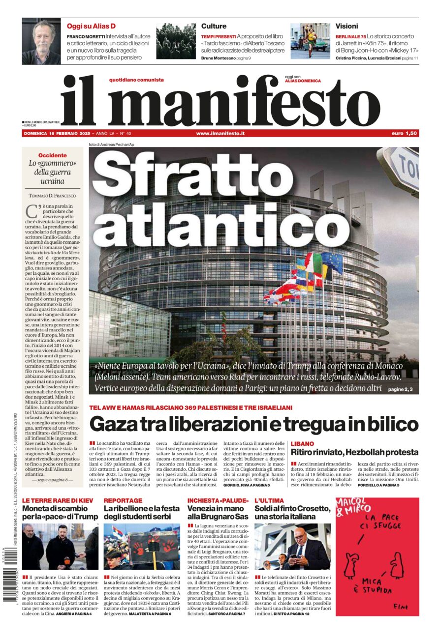 Prima-pagina-il-manifesto-edizione-del-20250216