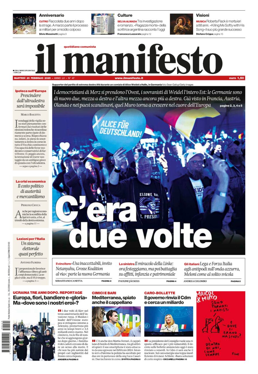 Prima-pagina-il-manifesto-edizione-del-20250225