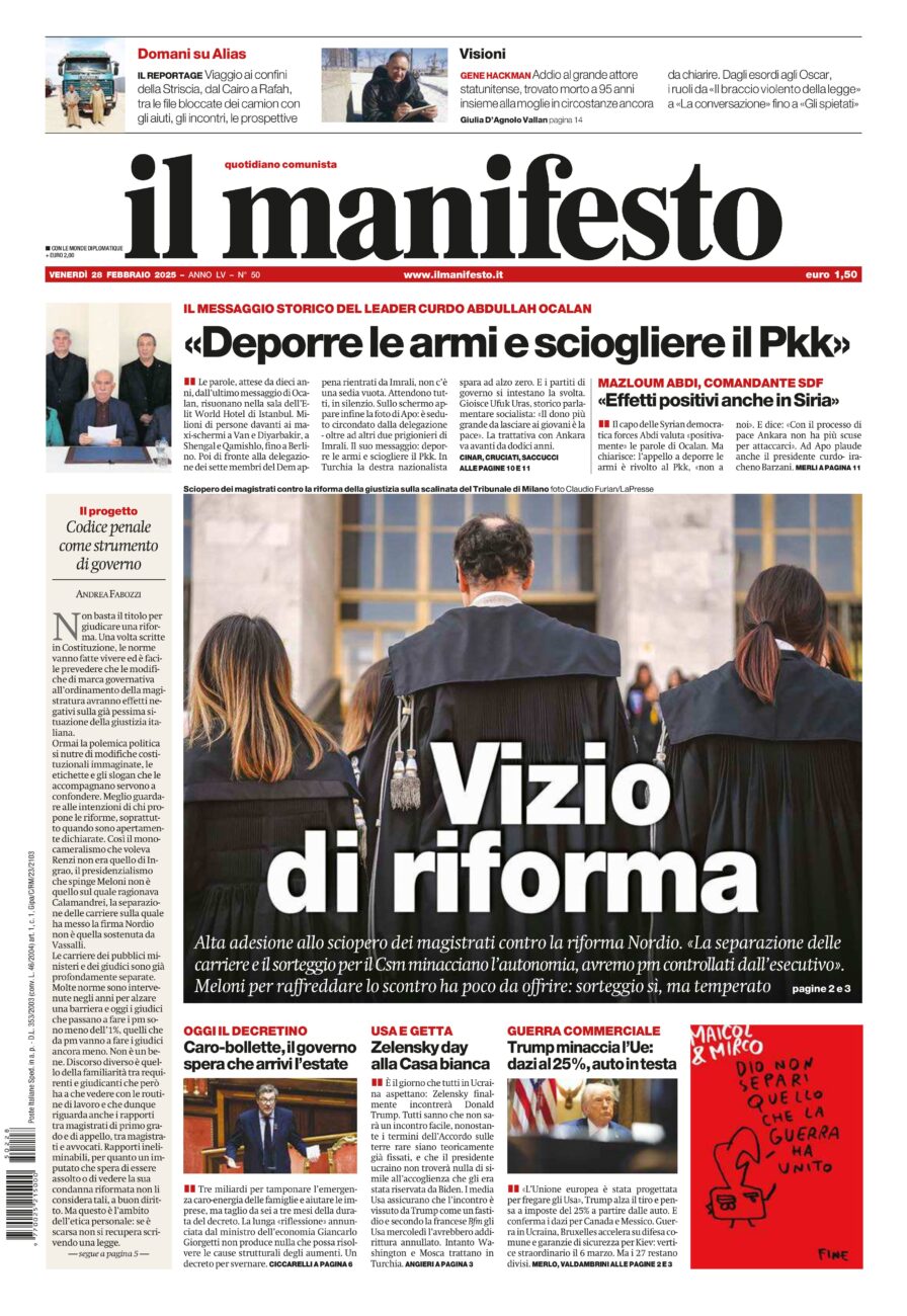 Prima-pagina-il-manifesto-edizione-del-20250228