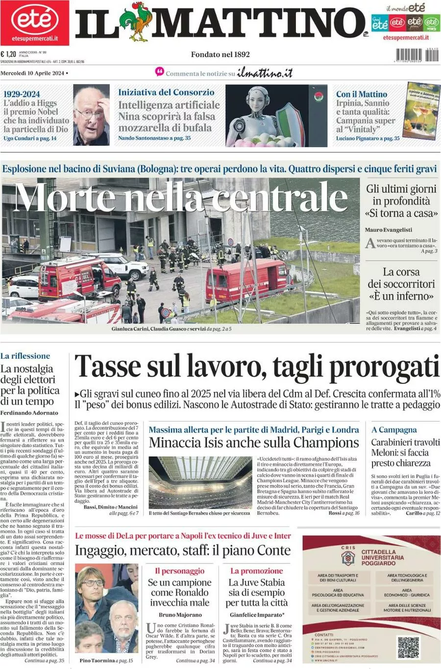 Prima-pagina-il-mattino-edizione-di-oggi-10-04-2024