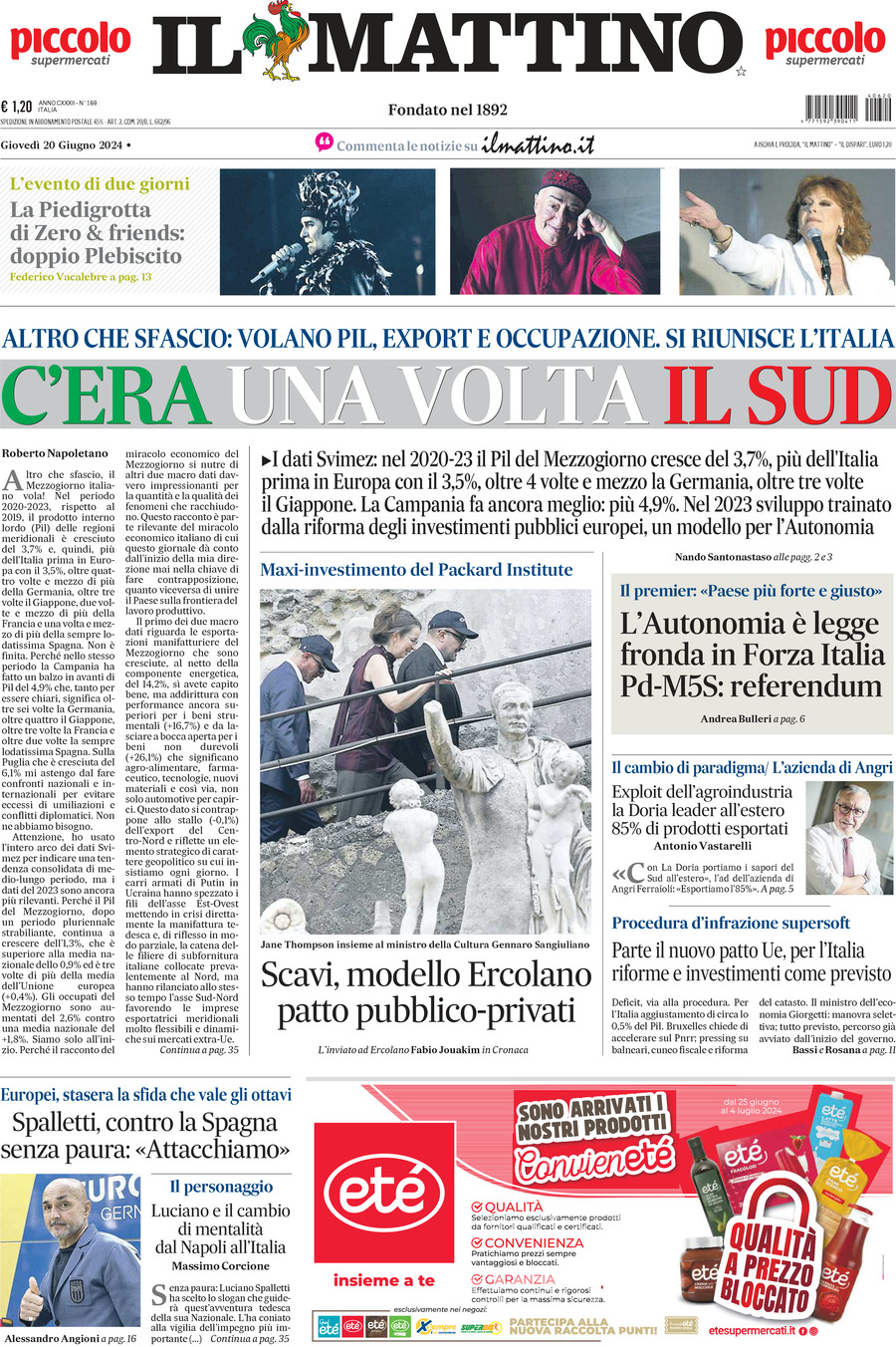 Prima-pagina-il-mattino-edizione-di-oggi-20-06-2024