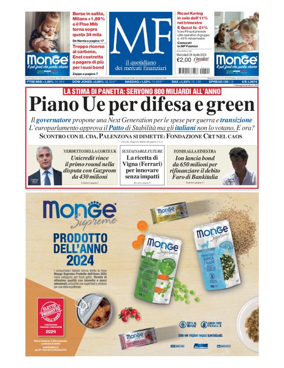 Prima-pagina-milano-finanza-edizione-del-2024-04-24