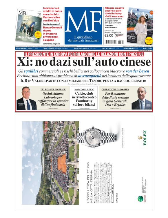 Prima-pagina-milano-finanza-edizione-del-2024-05-07