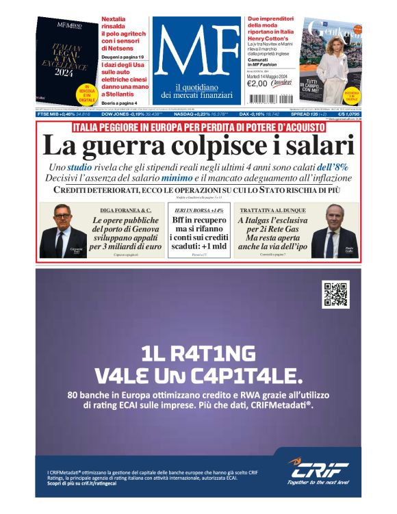 Prima-pagina-milano-finanza-edizione-del-2024-05-14