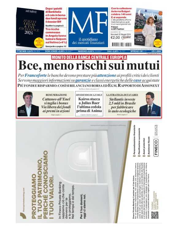 Prima-pagina-milano-finanza-edizione-del-2024-05-22