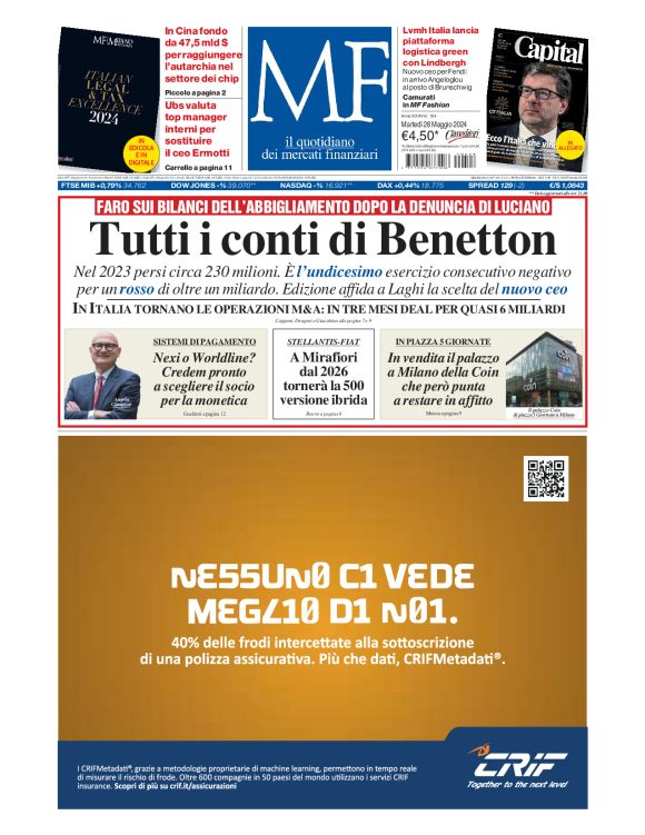 Prima-pagina-milano-finanza-edizione-del-2024-05-28