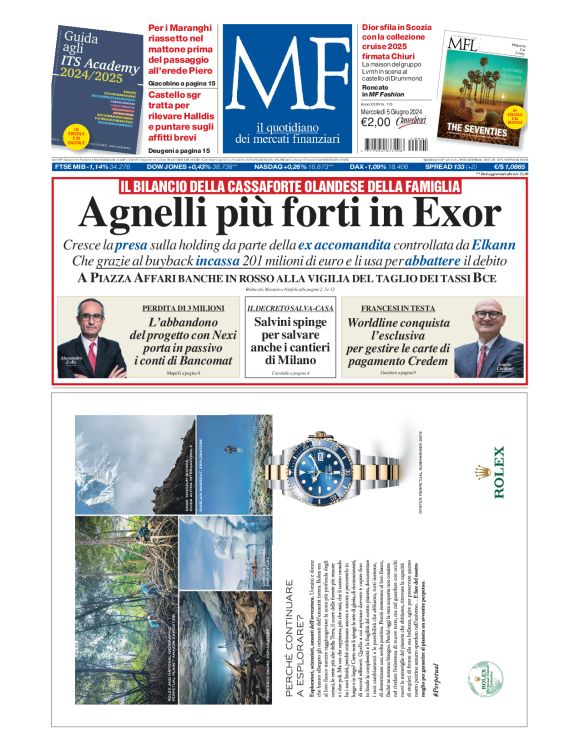 Prima-pagina-milano-finanza-edizione-del-2024-06-05