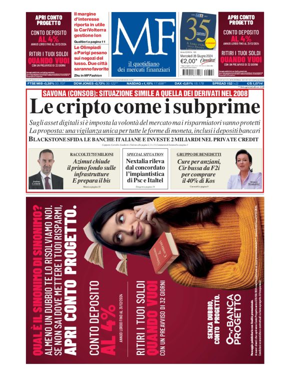 Prima-pagina-milano-finanza-edizione-del-2024-06-26