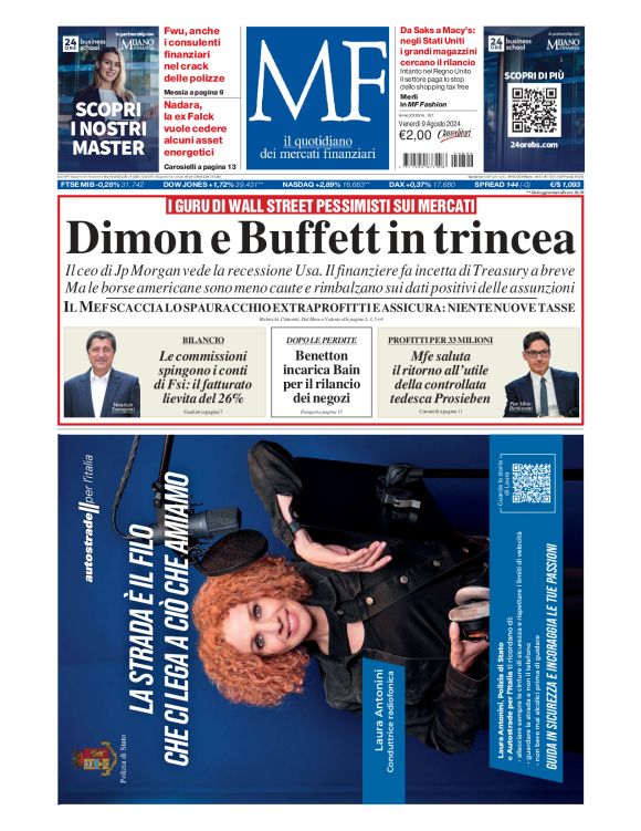 Prima-pagina-milano-finanza-edizione-del-2024-08-09