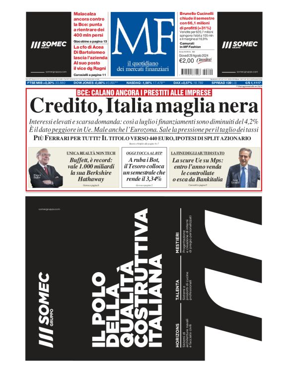 Prima-pagina-milano-finanza-edizione-del-2024-08-29