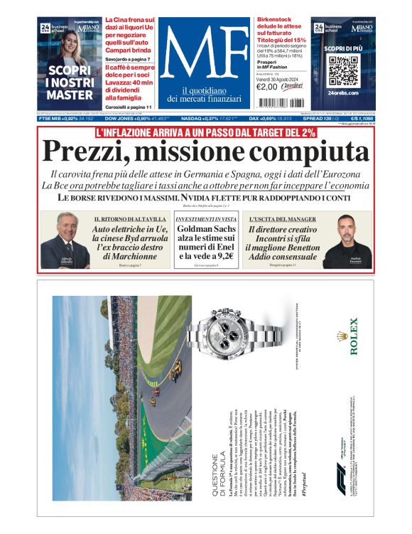 Prima-pagina-milano-finanza-edizione-del-2024-08-30