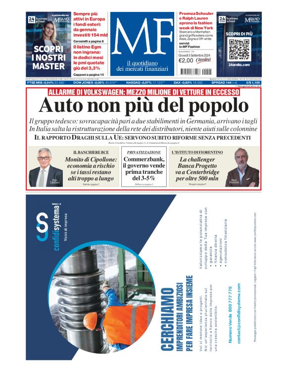 Prima-pagina-milano-finanza-edizione-del-2024-09-05