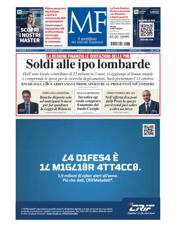 Prima-pagina-milano-finanza-edizione-del-2024-09-26