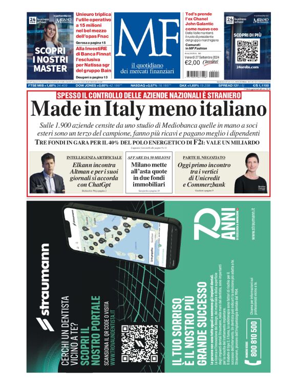 Prima-pagina-milano-finanza-edizione-del-2024-09-27