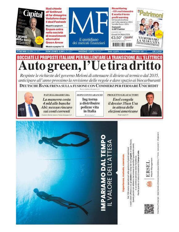 Prima-pagina-milano-finanza-edizione-del-2024-10-24