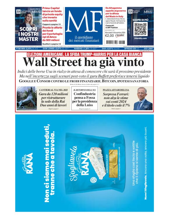 Prima-pagina-milano-finanza-edizione-del-2024-11-06