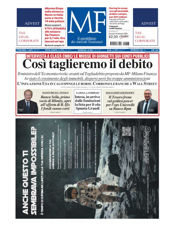 Prima-pagina-milano-finanza-edizione-del-2025-01-16