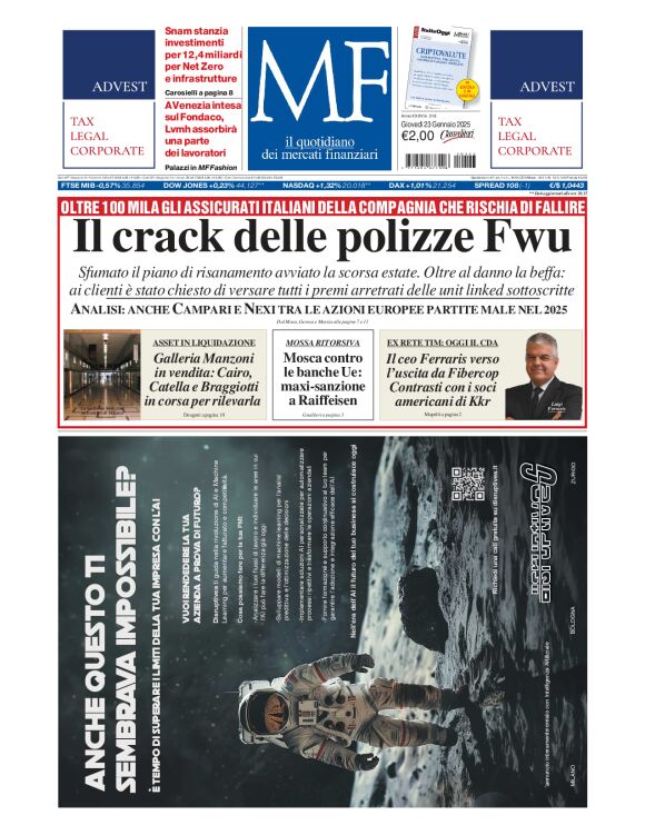 Prima-pagina-milano-finanza-edizione-del-2025-01-23