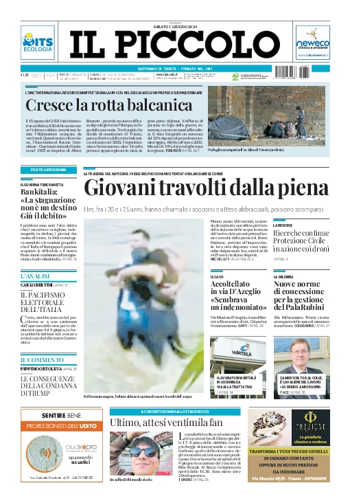 Prima-pagina-il-piccolo-edizione-di-oggi-01-06-2024