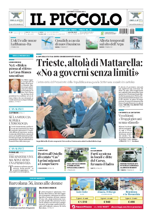 Prima-pagina-il-piccolo-edizione-di-oggi-04-07-2024