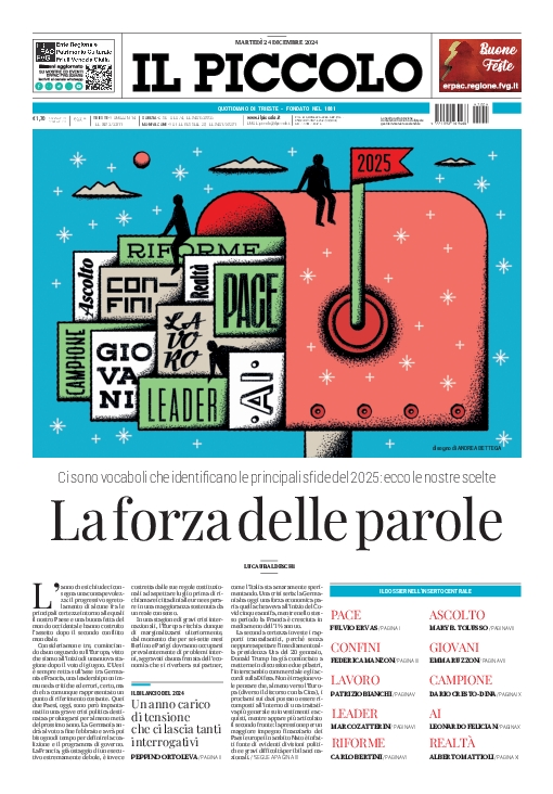 Prima-pagina-il-piccolo-edizione-di-oggi-24-12-2024