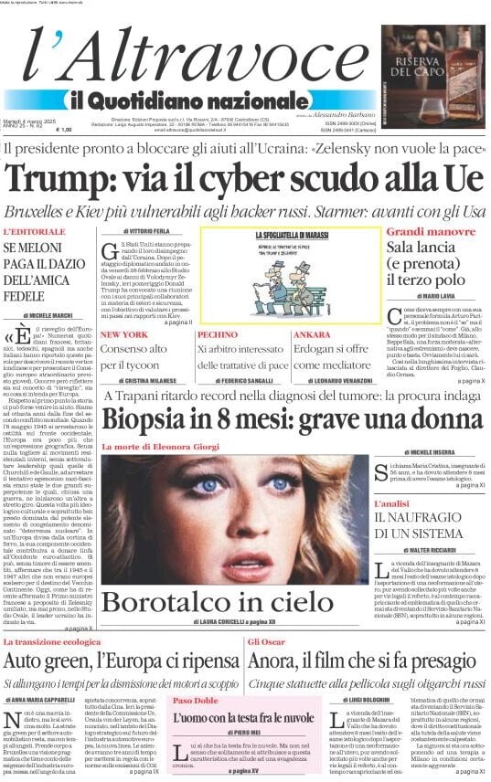 Prima-pagina-il-quotidiano-del-sud-edizione-di-oggi-04-03-2025