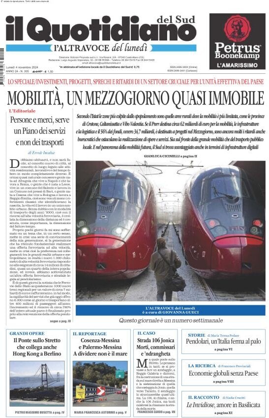 Prima-pagina-il-quotidiano-del-sud-edizione-di-oggi-04-11-2024