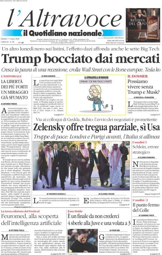 Prima-pagina-il-quotidiano-del-sud-edizione-di-oggi-11-03-2025