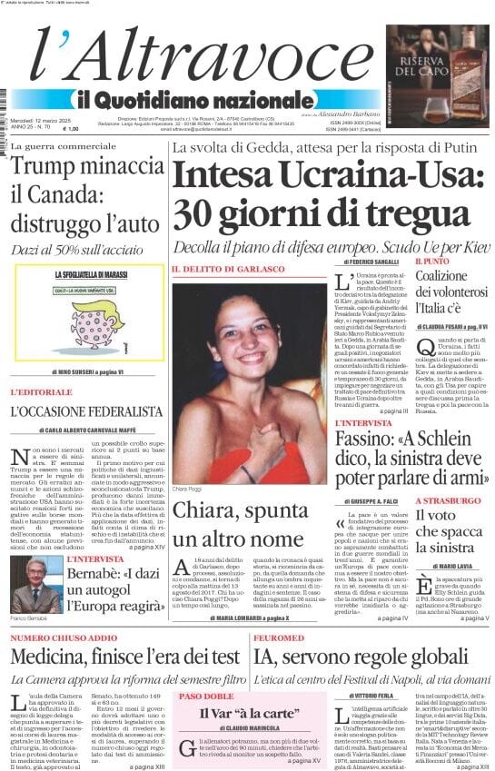 Prima-pagina-il-quotidiano-del-sud-edizione-di-oggi-12-03-2025