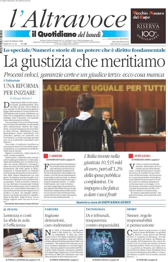 Prima-pagina-il-quotidiano-del-sud-edizione-di-oggi-24-02-2025