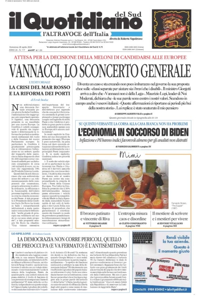 Prima-pagina-il-quotidiano-del-sud-edizione-di-oggi-28-04-2024