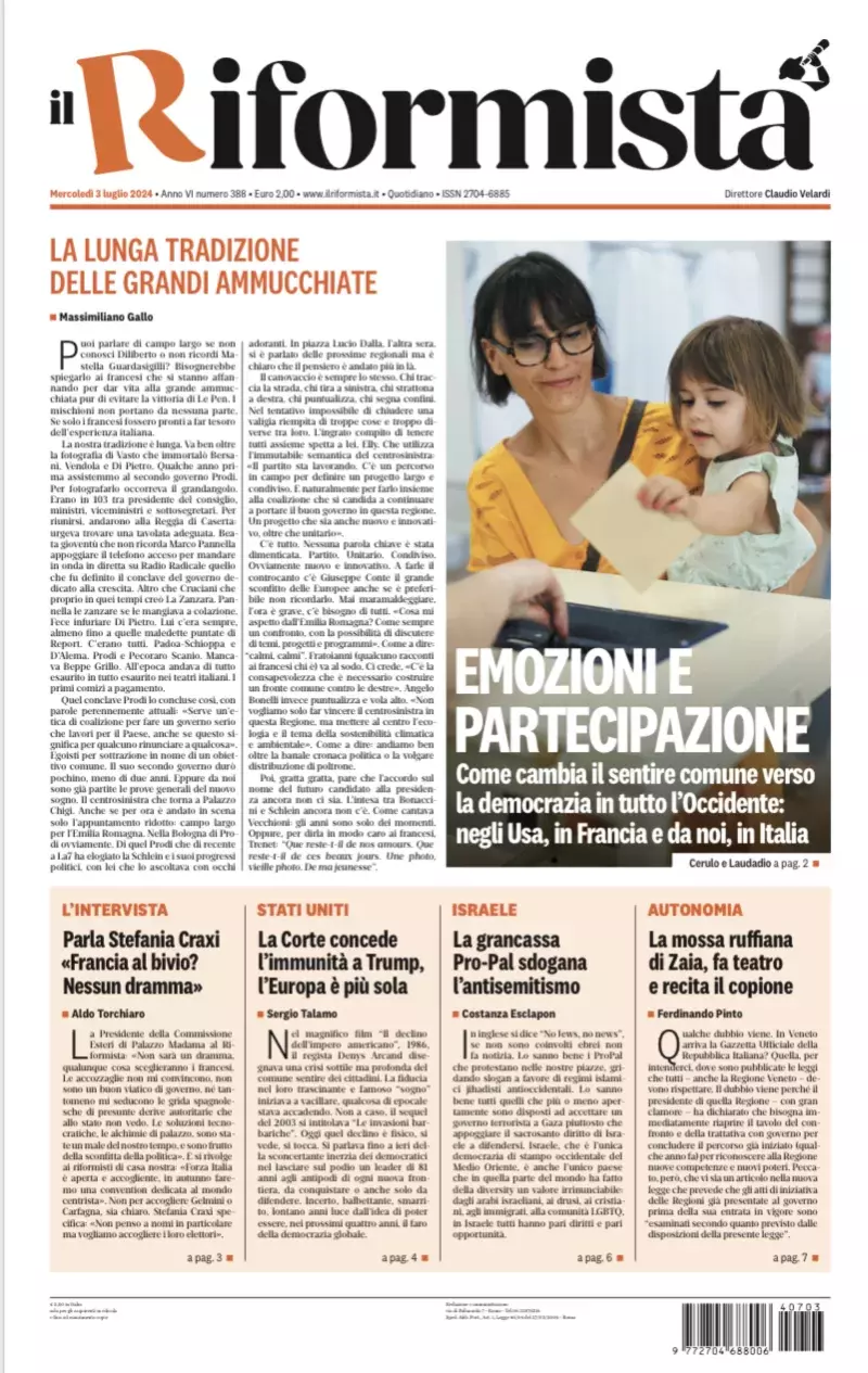 Prima-pagina-il-riformista-edizione-del-3-Luglio-2024