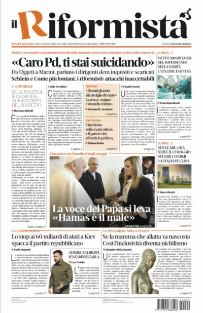 Prima-pagina-il-riformista-edizione-del-08-04-2024